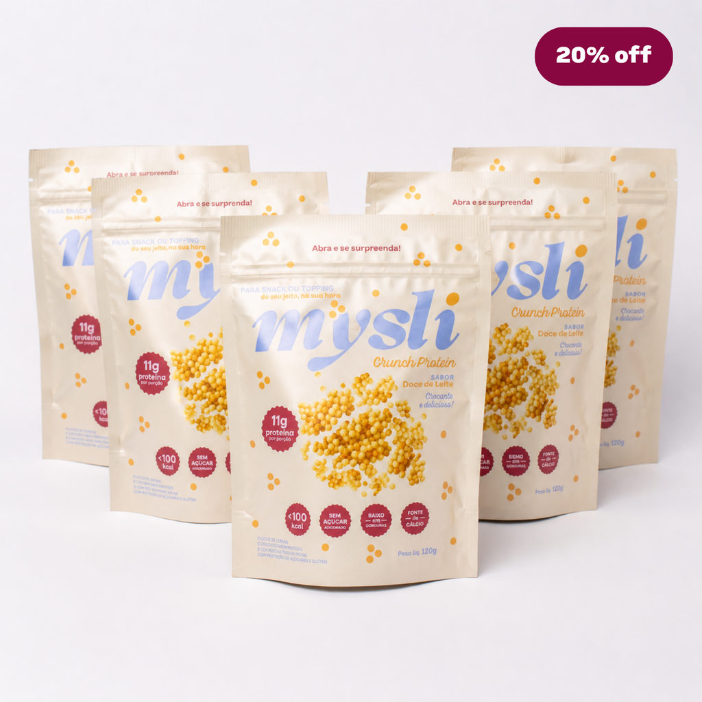 Mysli Crunch Protein - Combo 5 unidades